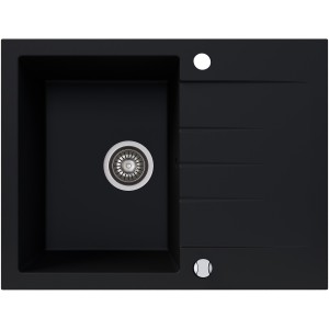 Zlewozmywak granitowy Kernau KGS V 4565A 1B1D Deep Black Producenci AGD 1