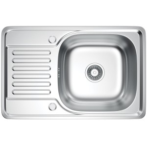 Zlewozmywak stalowy Kernau KSS M 4566 1B1D Satin Producenci AGD 1