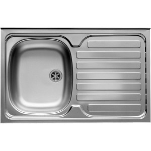 Zlewozmywak stalowy Pyramis INTL 80x50 1B1D Lewy Len Producenci AGD 1