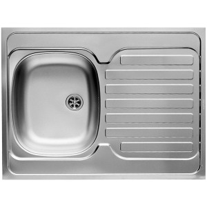 Zlewozmywak stalowy Pyramis Intl 80x60 1B1D Gładki Producenci AGD 1