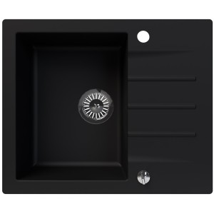 Zlewozmywak granitowy Kernau KGS A 4560 1B1D Deep Black Producenci AGD 1