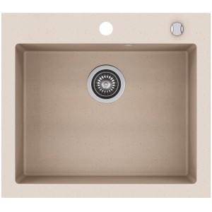 Zlewozmywak granitowy Kernau KGS H 60 1B Sand Producenci AGD 1