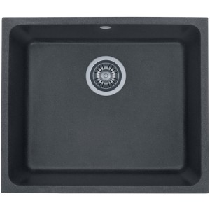 Zlewozmywak granitowy Kernau KGS U 60 1B Black Metallic