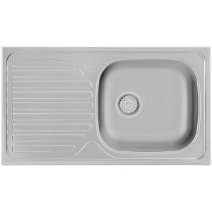 Zlewozmywak stalowy Kernau KSS C 403 1B1D Linen