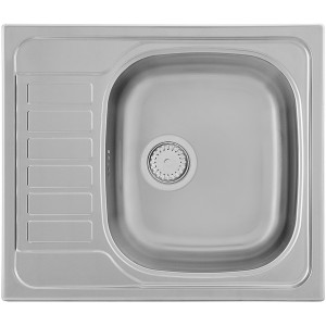 Zlewozmywak stalowy Kernau KSS G 455 1B1D Linen