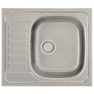 Zlewozmywak stalowy Kernau KSS G 455 1B1D Smooth