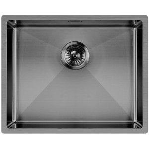 Zlewozmywak stalowy Kernau KSS U 61.1 1B SS Gun Metal Producenci AGD 10