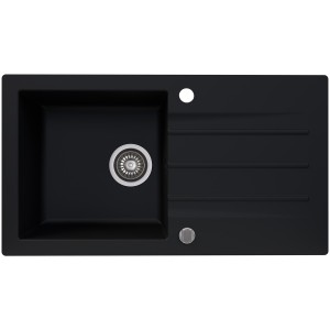 Zlewozmywak granitowy Kernau KGS A 50 1B1D Deep Black Producenci AGD 1