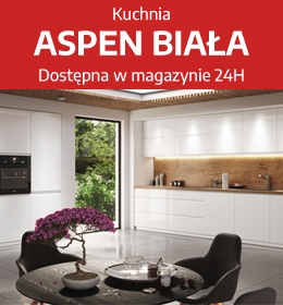 Kuchnia Aspen Biały Połysk w magazynie