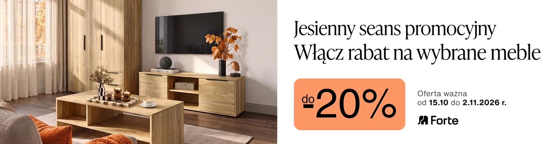 Meble Forte promocja do -20%