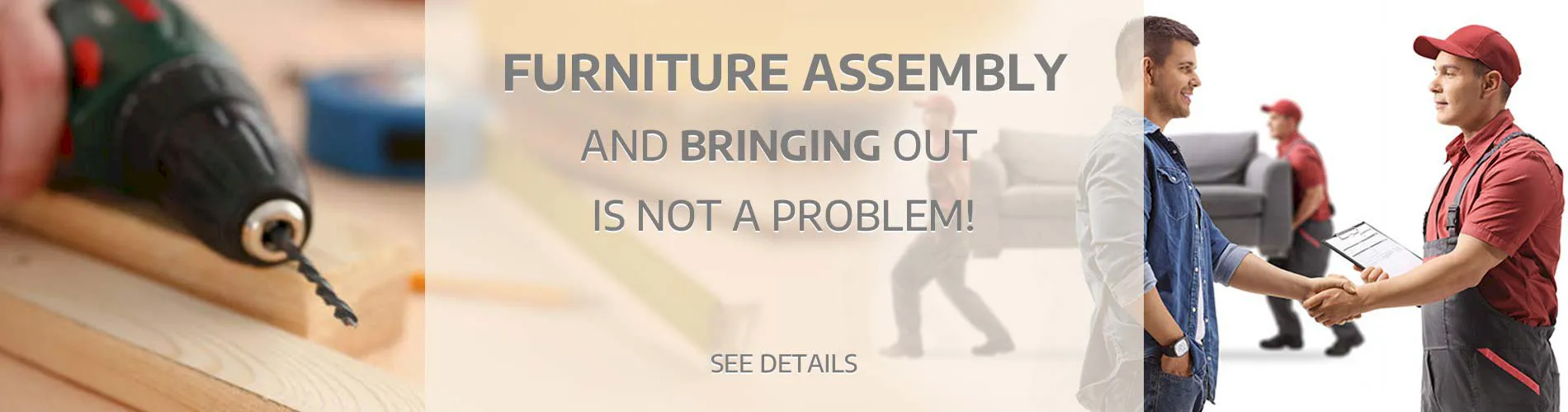 Furniture assembly and delivery