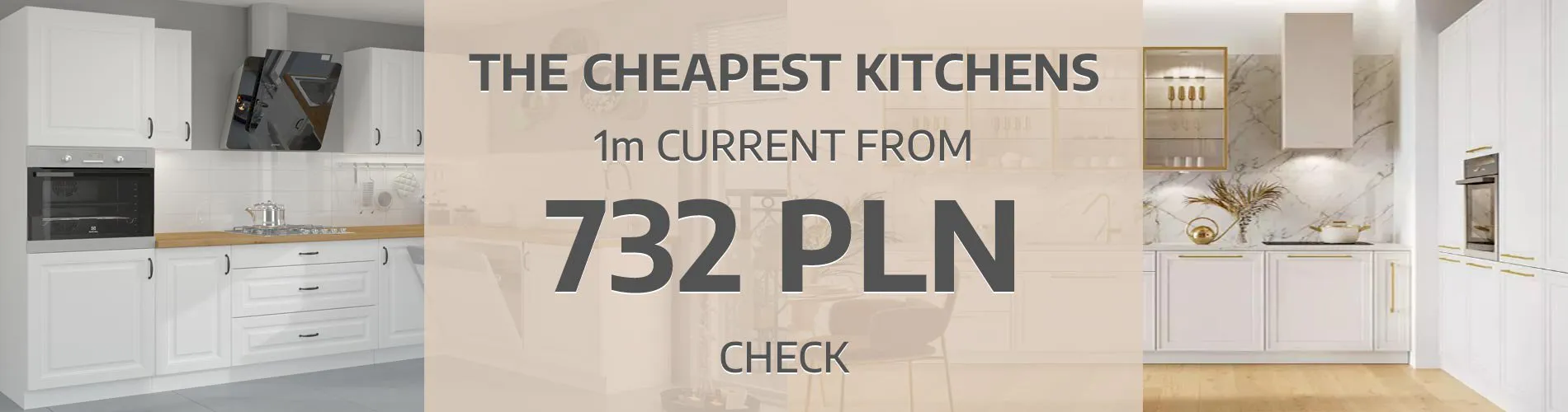 The cheapest kitchen furniture